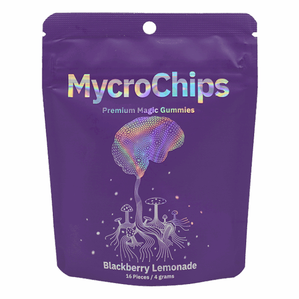 MycroChips Organic Magic Gummies – Blackberry Lemonade Front