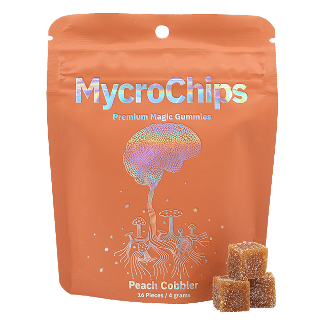 Buy MycroChips Organic Magic Gummies – Peach Cobbler