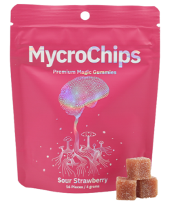 MycroChips Organic Magic Gummies – Sour Strawberry