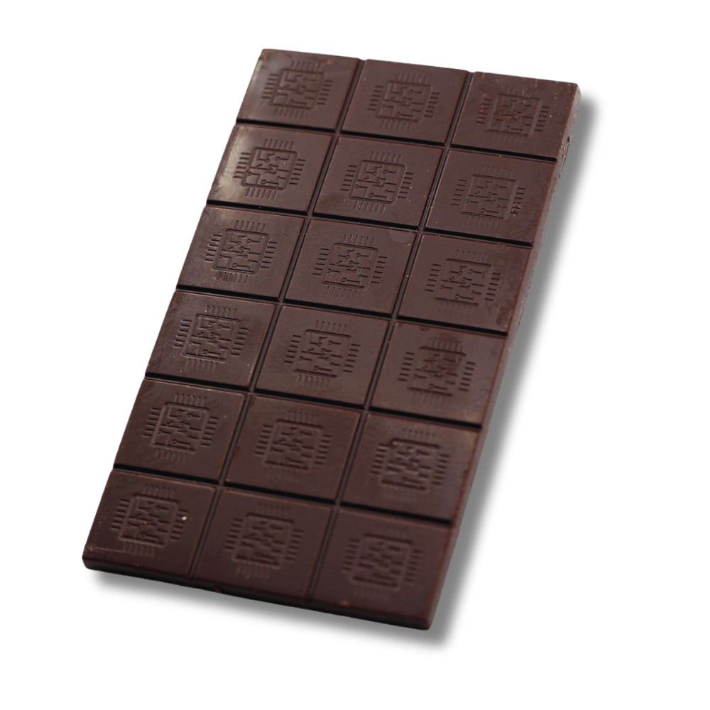 MycroChips Sea Salt Toffee Chocolate unrapped