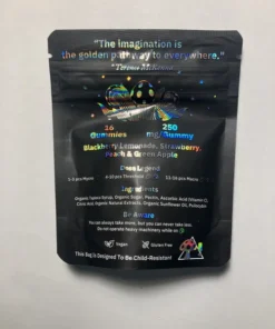Mycrochips Premium Organic Psychedelic Gummies Back