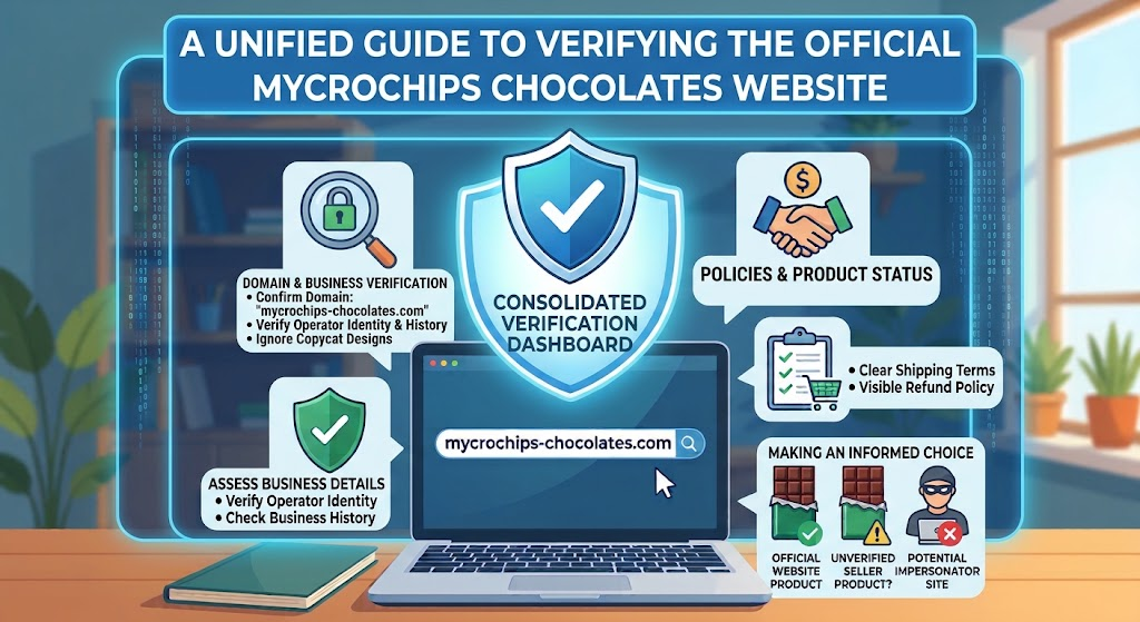 a Unified guide to verifying the official mycrochips chocolates website - Where to Buy Mycrochips Chocolates Online